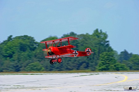 The Red Baron in the Fokker DR1